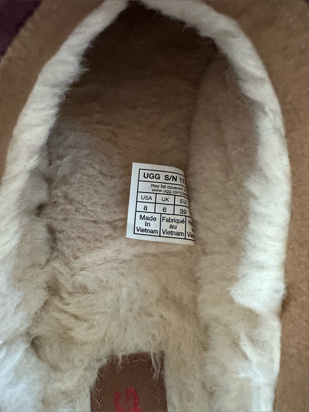 NWOT UGG Tazz II Platform Slippers Chestnut Women’s 8 - Picture 4 of 8